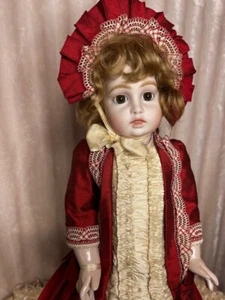 "Circle Dot" Bru Reproduction Doll by Sandra Hulbert 21" OOAK - Picture 1 of 24