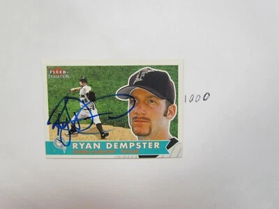 2001 Fleer Ryan Dempster Autographed Baseball Card  - Image 1 of 2