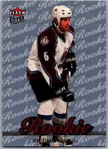 07-08 FLEER ULTRA ICE MEDALLION - JEFF FINGER RC /100 #222 COLORADO AVALANCHE - Bild 1 von 2