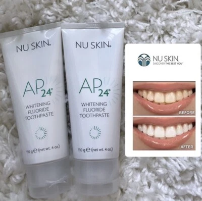 Exp 02/2025 Nuskin Nu Skin AP-24 美白氟化物牙膏。  2 包 — 第 1/4 张图片