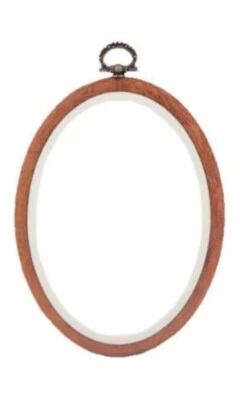 Nurge Oval Rubber Hoops With Suspension, Rim Height 8mm, Diameter 115*150mm Hand - Image 1 of 2