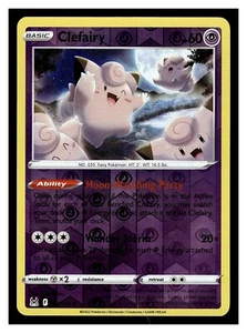 Pokemon Clefairy 062/196 Lost Origin Reverse Holo - Picture 1 of 1
