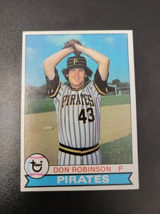 1979 Topps #264 Don Robinson Pittsburgh Pirates ROOKIE Card VG CONDITION 