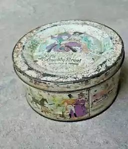 VINTAGE TIN BOX MACKINTOSH'S QUALITY STREET CHOCOLATE & TOFFEES MADE IN ENGLAND. - Picture 1 of 12