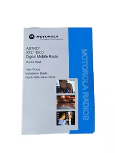 NEW MOTOROLA User Guide CD & Quick Reference Cards ASTRO XTL 1500 Digital Radio - Picture 1 of 3