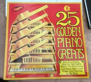 Laurie Holloway "25 Golden Piano Greats" 1977 UK Vinyl LP NE981 EX/GC - Picture 1 of 8