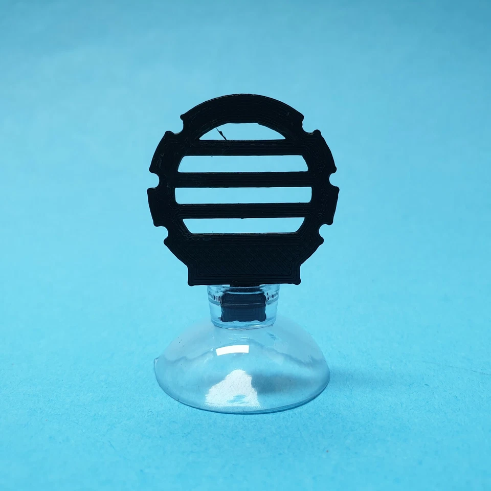 SCHMITT AQUARISTIK Pflanzen Plattform (3cm schwarz) / Aquarium Aquascaping Moos Garnelen