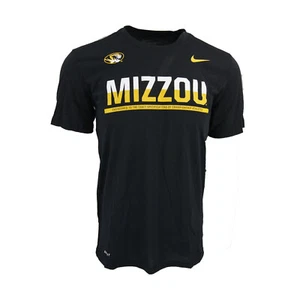 Missouri Tigers Black Team Issued Nike Dri Fit SS T-Shirt Size M-816024 - Picture 1 of 2
