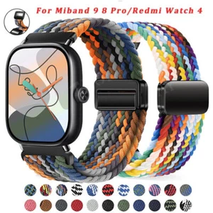 For Redmi Watch 4/Xiaomi Mi Band 8/9 Pro Nylon Loop Watch Band Strap Replacement - Picture 1 of 69