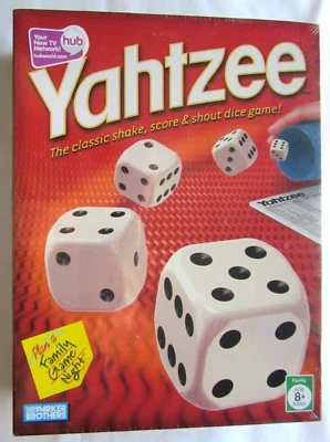 Yahtzee Hasbro Classic Family Fun Dice Game (2005)~ Sealed ~ +2 Player / Ages 8+ - Image 1 of 4