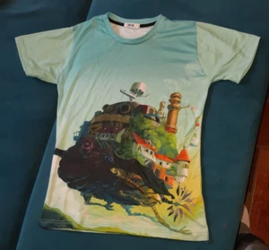T-Shirt manches courtes couleur Myiazaki - Le château dans le ciel - XL - Picture 1 of 5