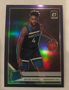  2019-20 OPTIC BASKETBALL #155 JAYLEN NOWELL PURPLE PRIZM RC CARD - Picture 1 of 2