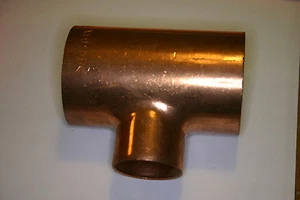 Kupfer Löt Fitting T-Stück red. 64/42/64 Wasser Heizung Druckluft Vers.kostenl. - Bild 1 von 3