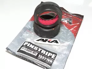 AKA Evo Pinstripe 1:10 buggy 4WD Front Super Soft Red Insert #13321VR (2) Tires - Picture 1 of 1