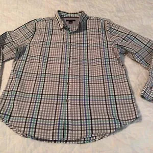 Structure Mens Shirt Size Large Button Up Long Sleeve Plaid - Picture 1 of 4