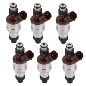 6Pcs Fuel Injectors For Toyota 4Runner Pickup 89-95 3VZE 3.0L V6 23209-65020 - Picture 1 of 6