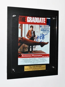 DUSTIN HOFFMAN & ANNE BANCROFT signed GRADUATE Autogramm, Rahmen COA UACC#228 DVD - Bild 1 von 12
