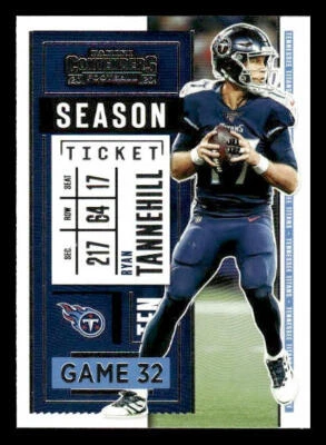 2020 Panini Contenders #9 Ryan Tannehill Tennessee Titans - Image 1 of 2