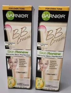 Garnier BB Creme Hauterneuerung Wunder Hautperfektion helles Licht 2,5 Unzen(2 Stück) - Bild 1 von 5