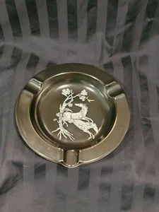VINTAGE MCM RARE CROWN DEVON PEGASUS BLACK ASCHENBECHER SCHMUCKSCHALE ENGLAND 50er 60er - Bild 1 von 12