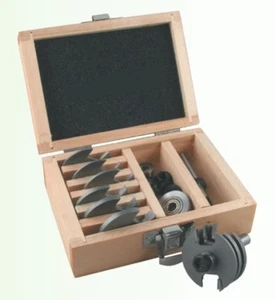 EDESSÖ HM Scheibennutfräser Satz 16-tlg. Schaft 8mm  HSB1 inkl. Aufnahmedorn - Bild 1 von 2