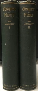 Conquest of Mexico by William H Prescott Vol I & II Illustrated, Hurst & Co. Pub - Picture 1 of 3