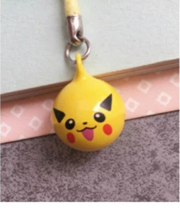 10pcs Pikachu charms strap New Style Christmas Bells Key chain gift - Picture 1 of 1