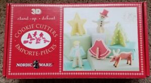 Nordicware Cookie Cutters 3-D Stand-Up Holiday  