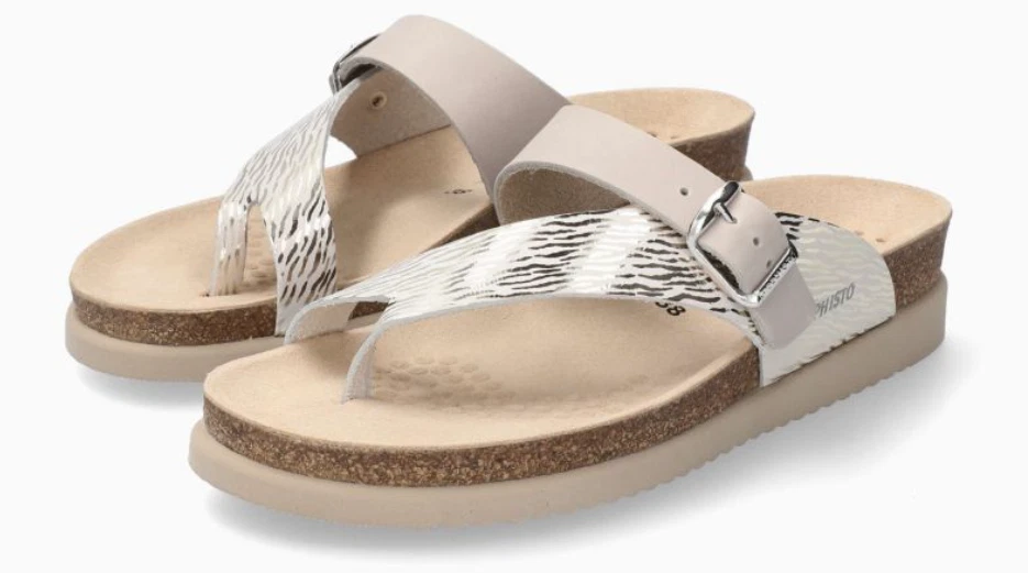 Mephisto Helen Mix Fog Zebra Comfort Sandal Women's EU Sizes 35-42 NEW!!! - Image 1 of 1