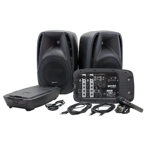 Gemini ES-210MX-BLU Portable PA System with 10" ABS Speakers - Picture 1 of 9