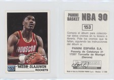 1990 Panini Stickers Spanish Hakeem Olajuwon #153 HOF