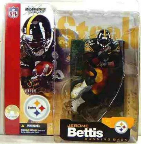 Jerome Bettis Pittsburgh Steelers NFL McFarlane Figure NIB Series 5 The Bus Cover