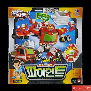 Camión de bomberos Hello Carbot FIENT rojo rescate robot transformador coche juguete 2019 - Imagen 1 de 10