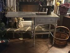 Vintage Westinghouse New Home Sewing Machine 955901-E With Cabinet Sewing Table