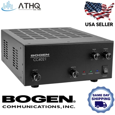 Bogen CC4021 40W Output Power Compact Mixer-Amplifier use for 70V 25V 4ohm 8ohm - Image 1 of 4