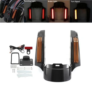 Luz de giro LED de freno de funcionamiento para guardabarros trasero fascia para Harley Touring Street Glide - Imagen 1 de 14