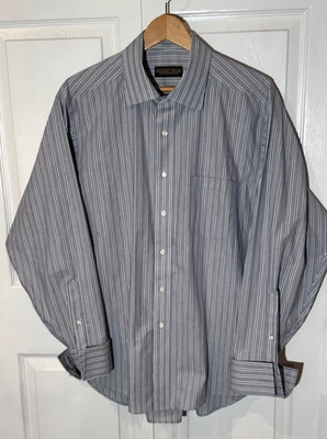 Donald Trump Signature Collection 100% Cotton French Cuff Shirt Mens 17.5 34/35 - Image 1 of 4