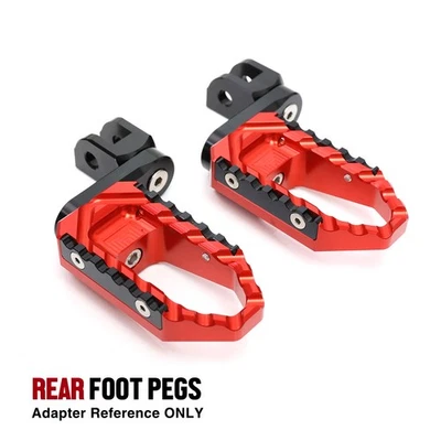 Estriberas traseras ajustables rojas TRC 40mm para DUCATI Monster 1200 / S 14-18 19 20 21 Foto 1 de 4