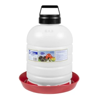 FARM-TUFF Top Fill Plastic Poultry and Game Bird Fountain, 5 Gallon Capacity - Image 1 of 4