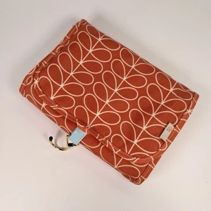 ORLA KIELY Kulturbeutel Make-up Reisetasche zum Aufhängen orange gebraucht, in einwandfreiem Zustand - Bild 1 von 8