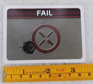 The Resistance Board Game Fail Card ONLY - Picture 1 of 2