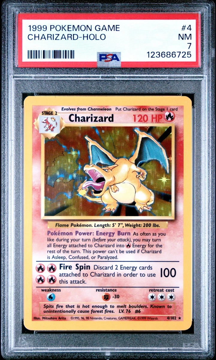 Pokémon TCG Grade 7 Charizard Individual Collectible Card Game
