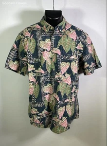 REYN SPOONER Button Hawaiian Aloha Tropical Shirt Men - Size L - Picture 1 of 3