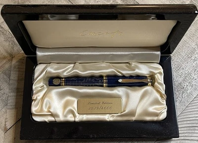 Caneta-tinteiro Pelikan M800 Concerto edição limitada em perfeito estado na caixa - 18k média nova na caixa (bd) - Imagem 1 de 4