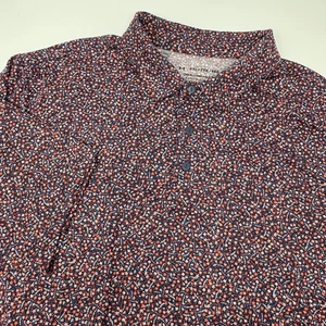 Under Armour Playoff Poloshirt Herren 2XL Navy Rot Weiß Blumen Golf Performance - Bild 1 von 8