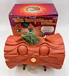 YULE BURNER IL REGISTRO DEL CANTO PARLANTE DI TELCO DECORAZIONE NATALIZIA ANIMATA - Foto 1 di 15