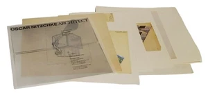 Oscar Nitzchke Cooper Union Gallery invito apertura 7 ottobre 1985 architetto  - Foto 1 di 10