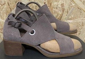Ladies Koolaburra By UGG Amphora Suede Leather Open Toe Sandals. Uk8 Eu41. NEW - Picture 1 of 6
