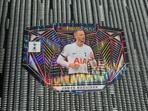 2023-24 Panini Obsidian James Maddison Vitreous Electric Etch Red Pulsar /75 - Bild 1 von 2