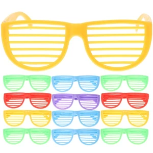 24pcs Fashion Plastic Shutter Shades Glasses Sunglasses Eyewear Halloween Club - Picture 1 of 12